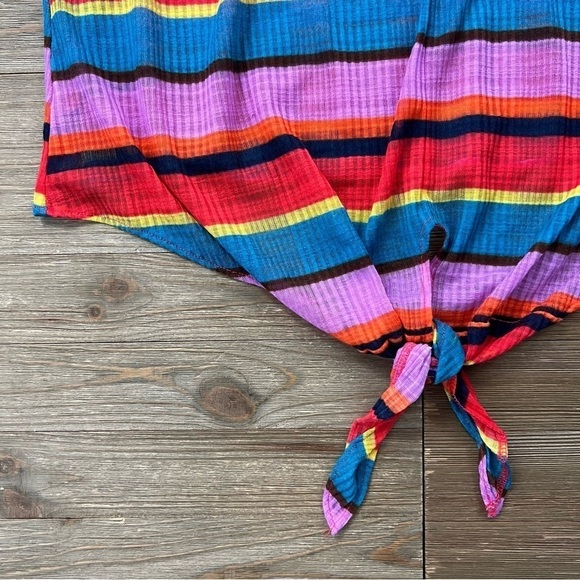 UO Quinn Striped Tie Waist Cami - Picture 8 of 10